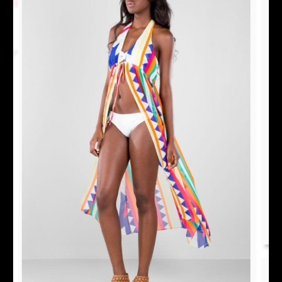 The Majorca Other - 🎉HP🎉Vibrant Print Halter Cover Up