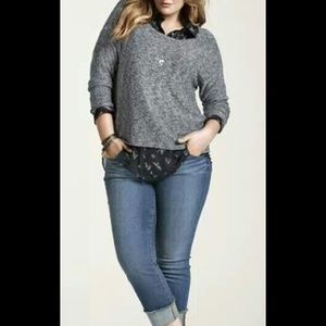 Torrid Boyfriend Crops Medium Wash