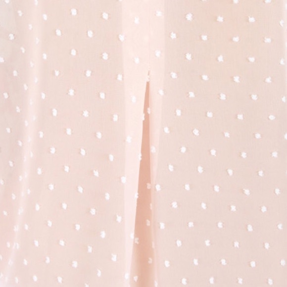 HP UNIF Utility Button Up Shirt Sheer Pink Dot S - Picture 4 of 4