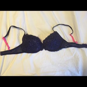 Navy Lace Demi Bra