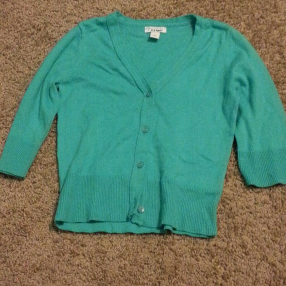 Kids turquoise cardigan
