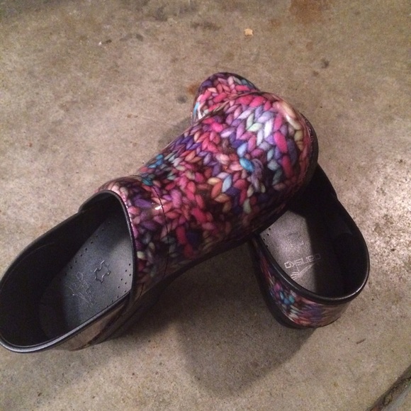 Multicolor Dansko shoes