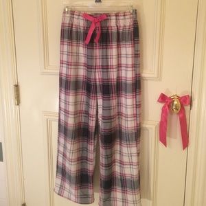 Kids pink and gray pajama pants