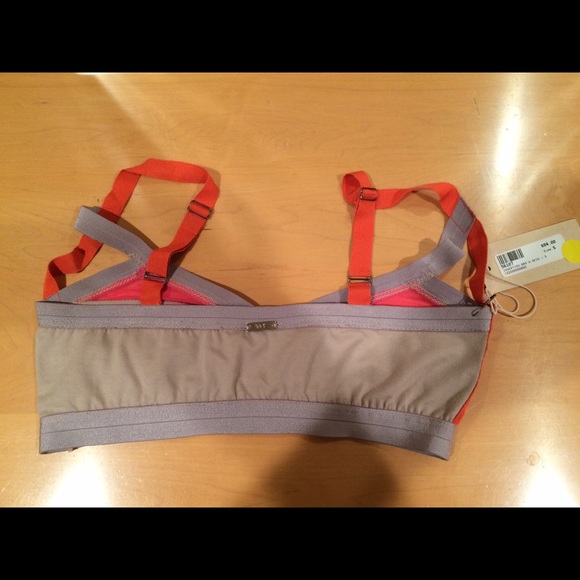 VPL Insertion Bra - Orange & Beige - S - Picture 2 of 2