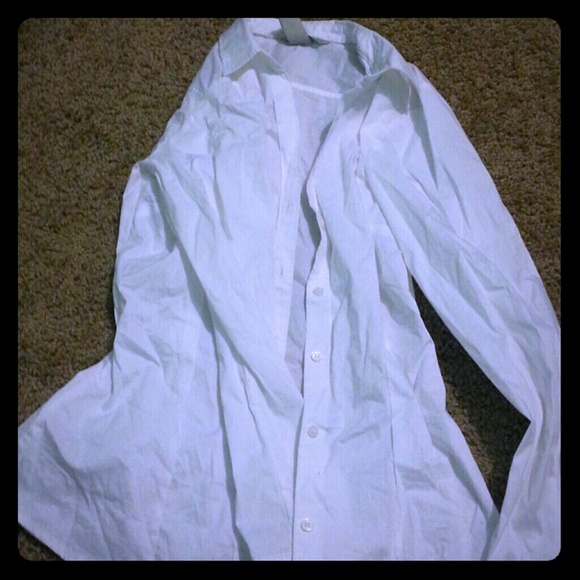 White button up blouse from H&M