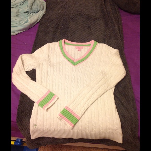 Cable sweater