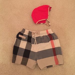 Infant boy Burberry swim