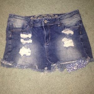 High wasted dressed shorts