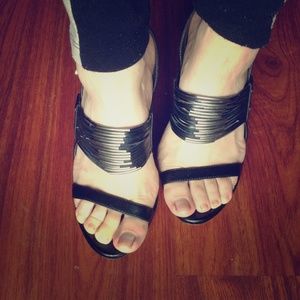 Black sandals 💗👡💗FINAL SALE!