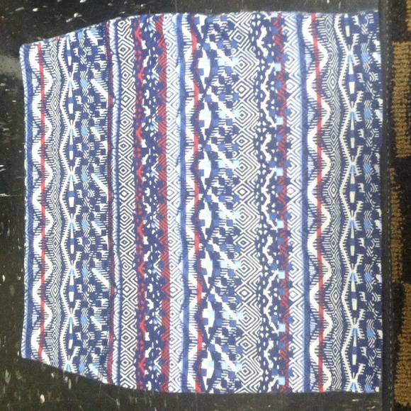 Cotton mini skirt