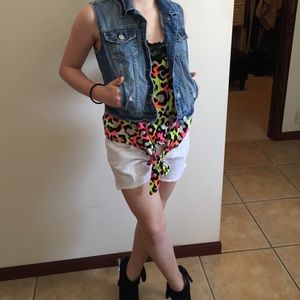 Denim Sleeveless Vest from Aeropostale
