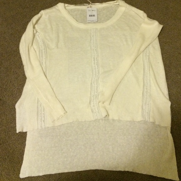 Free people ivory sweater