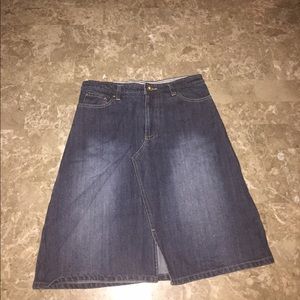 Denim skirt