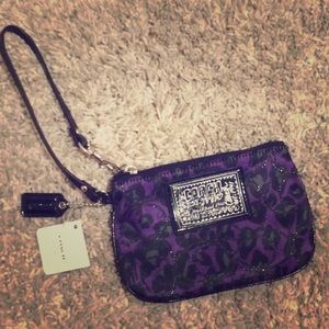 REDUCED!!!!!! Coach wristlet.