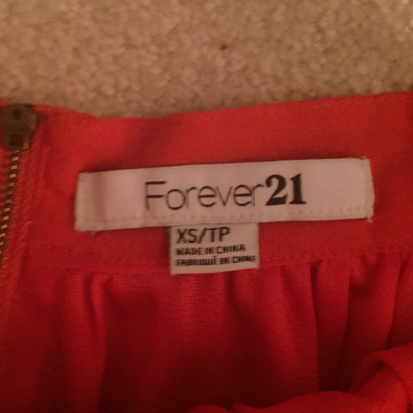 Red Ruffle Skirt - Picture 2 of 2