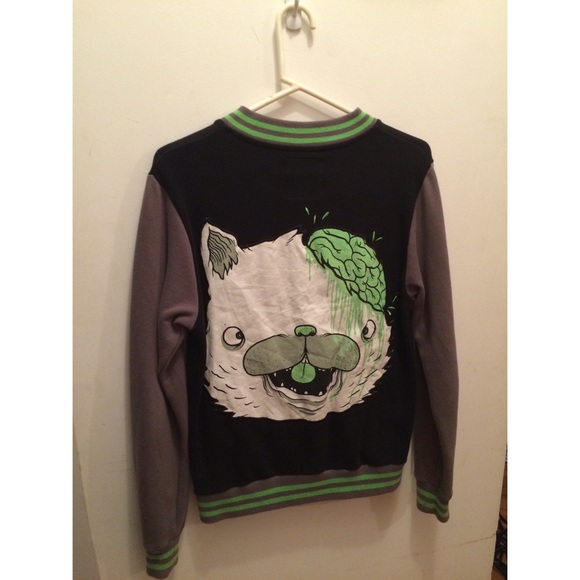 RARE!!!! Drop Dead varsity jacket