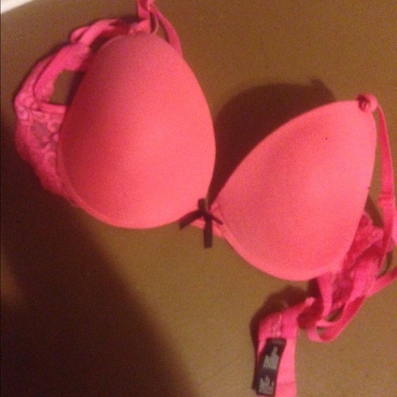 38C hot pink lace bra