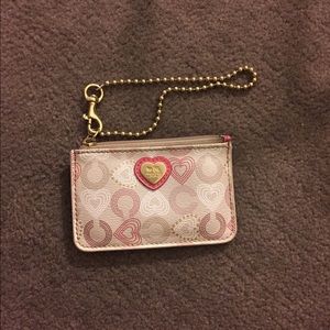 100% authentic coach coin/ credit card holder