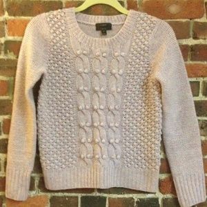 J. Crew Handknit Popcorn Sweater