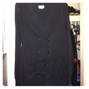 Simply Vera black double breasted cardigan
