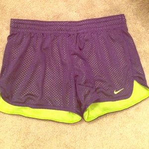 Mesh Nike running shorts