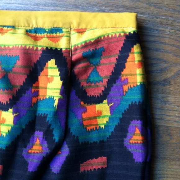 SOLD Tribal Aztec pencil skirt M - Picture 2 of 4