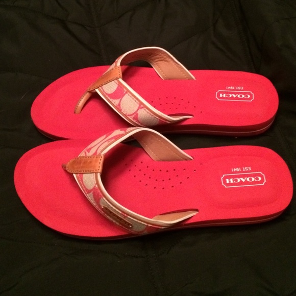 Coach sandals/flip flops