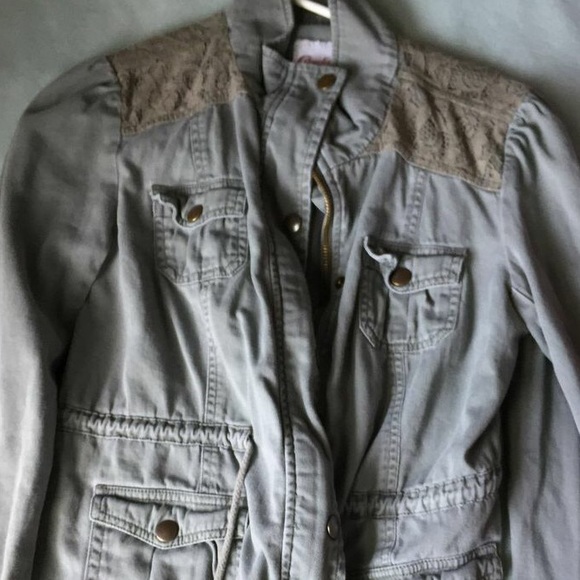 Army green jacket from Kohls by Candies