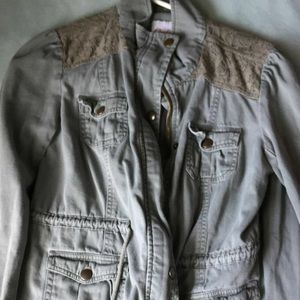 Army green jacket from Kohls by Candies