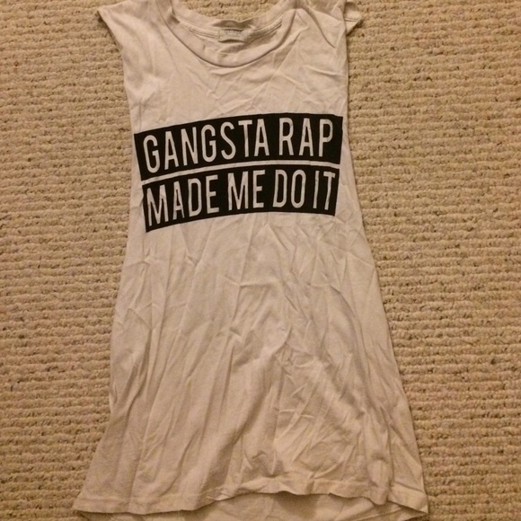 Brandy Melville Tops - Rare Brandy Melville Gangsta Rap Made Me Do It