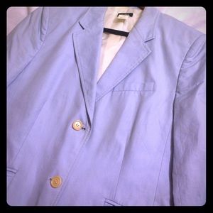 Baby blue J.Crew two button blazer