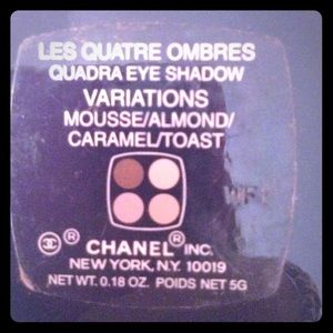 Authentic Chanel eyeshadow quad