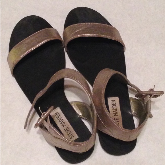 Steve Madden Silver Sandals
