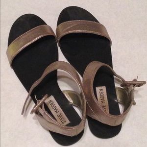 Steve Madden Silver Sandals