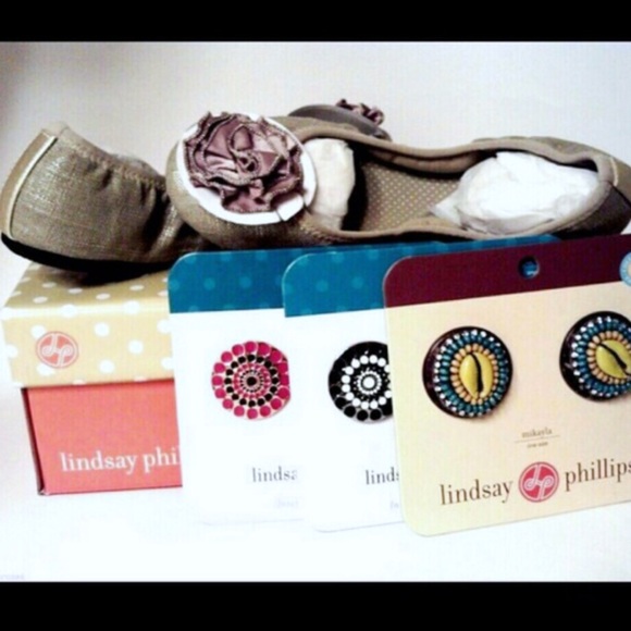 lindsay phillips Shoes Lindsay Phillips Liz Neutral Ballet Flats W