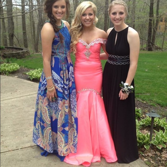 Hot Pink Prom Dress