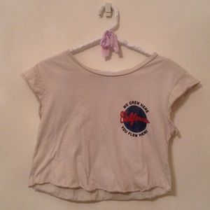 🌚We Grew Here You Flew Here Cropped T-Shirt!🌚