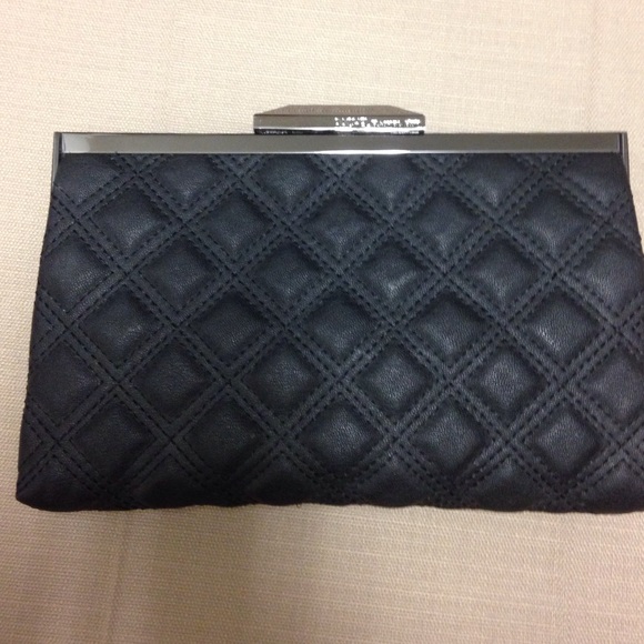 Black clutch purse