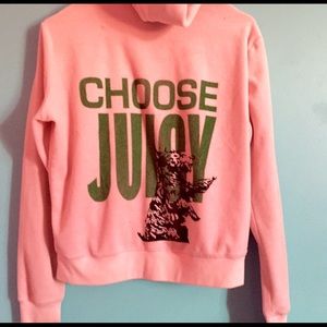 Juicy Couture Pink + Green Hoodie