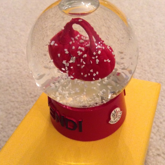 BNWOT! authentic FENDI  snow globe