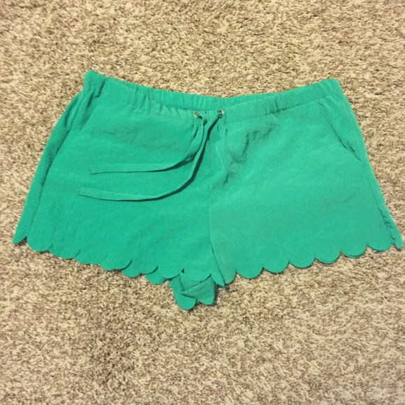 Green shorts