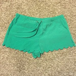 Green shorts