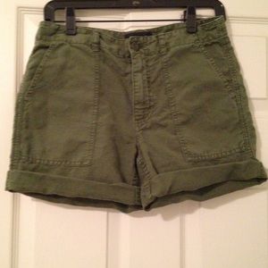 J. Crew Army Green Shorts