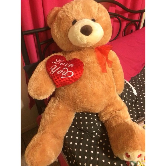 Large Plus "Love You" Teddy Bear