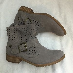 Taupe booties