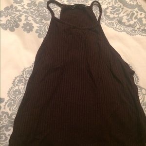 Maroon brandy melville tight crop tank top