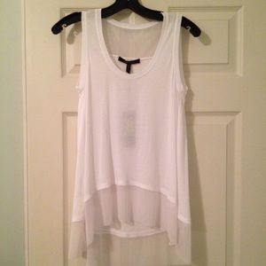 Bcbgmaxazria White Tank