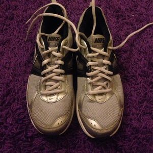 Black and Grey Nike Running sneakers