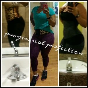 Authentic Ann chery waist trainer yellow cheetah