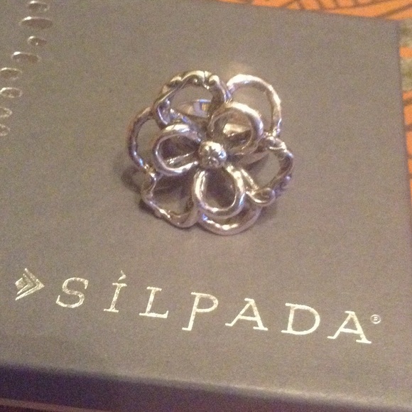 SOLD BUNDLED Silpada Sterling silver Flower Ring
